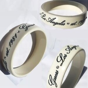 Guess Los Angeles EST. 1981 CZ Bangle Bracelet